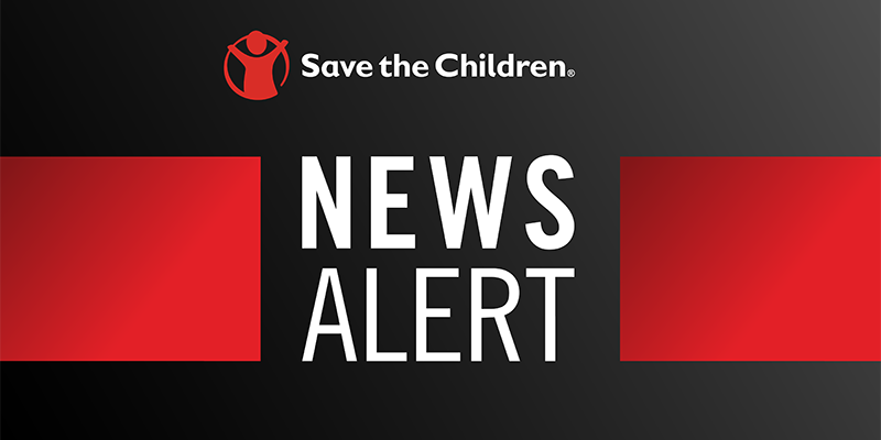 Save the Children Breaking News Graphic