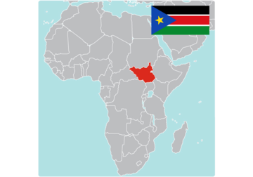 Map of South Sudan