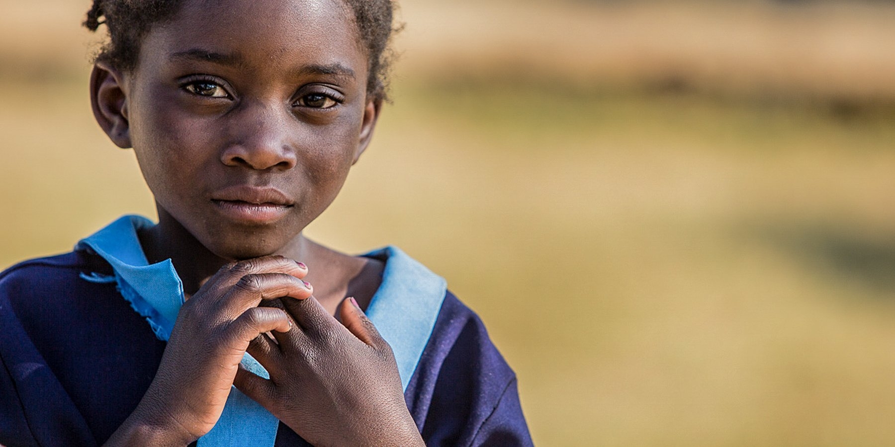 This little girl in Zambia is in the second grade and is enrolled in a school supported by Save the Children.