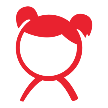 Icon of a young girl with pigtails, representing our commitment to early childhood education and readiness. Image credit: Save the Children, 2017.