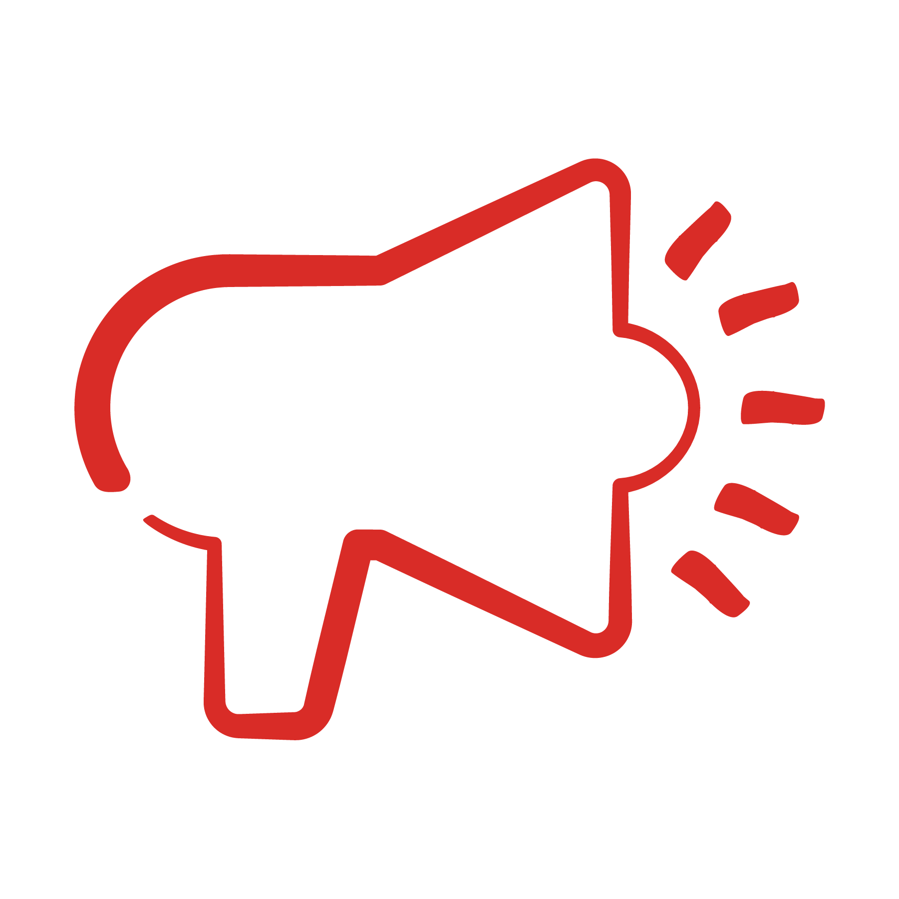 Icon of a megaphone, indicating that we’re sensitive to cultural and legal standards and laws when helping youths find work. Image credit: Save the Children, 2017. 