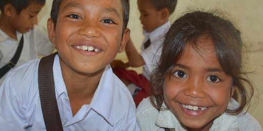 Sponsorship in Indonesia helps children grow up healthy, educated and safe. Photo Credit: Save the Children 2016.