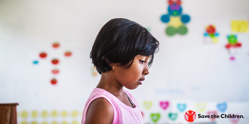Lita, 5 years old, plays at a Save the Children funded early childhood centre in West Sumba, Indonesia. Photo credit: Minzayar Oo / Panos / Save The Children 2017.
