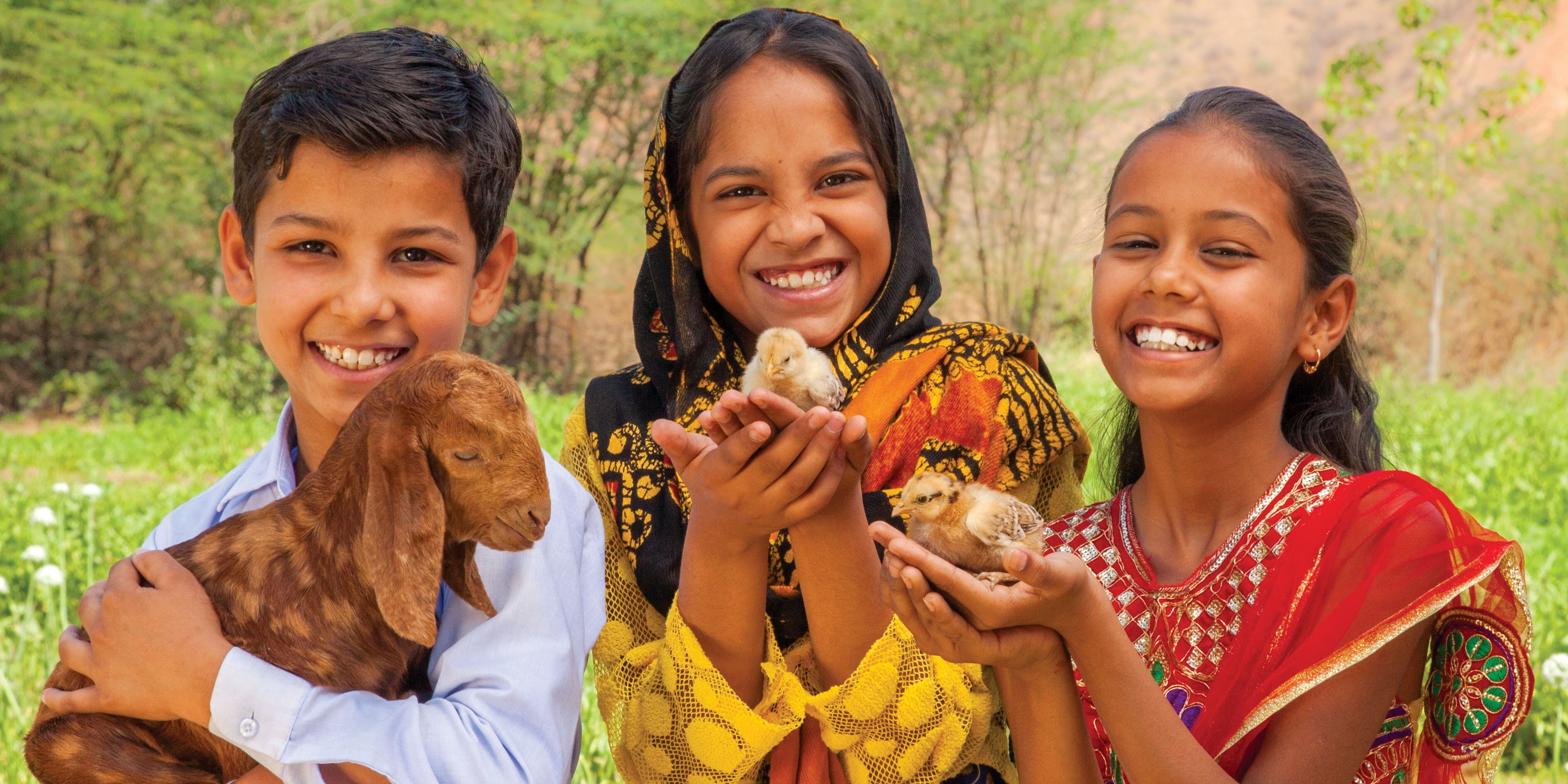 A great way to donate! Chickens and goats give much-needed protein to help maintain the health of children. When additional animals arrive, so do more milk and eggs, giving families a way to earn income. Photo Credit: Jordan J. Hay/Save the Children 2016.