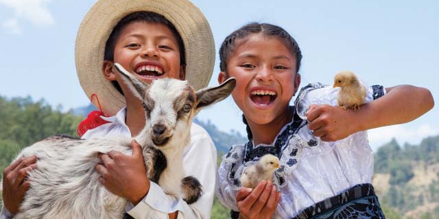 A great way to donate! Chickens and goats give much-needed protein to help maintain the health of children. When additional animals arrive, so do more milk and eggs, giving families a way to earn income. Photo Credit: Save the Children 2016.