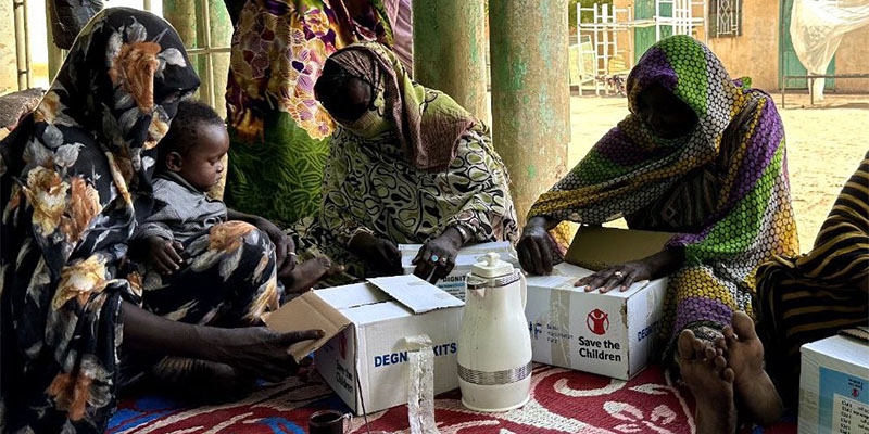 Internally Displaced Persons in Sudan receive dignity kits