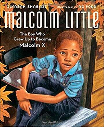 Malcolm Little by Ilyasah Shabazz book cover