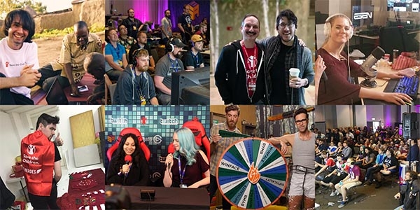A collage of images from Stream Team's various events.
