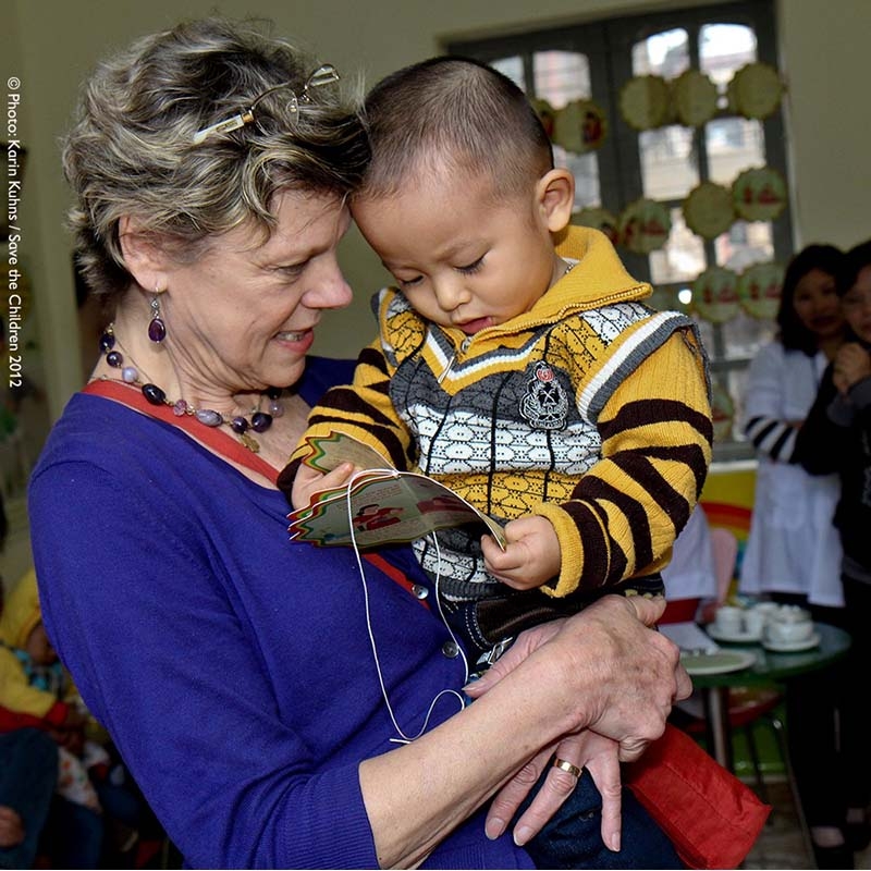 The late Cokie Roberts during a Save the Children trip to Vietnam.