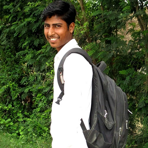 Shivdas studies to complete his high school education.