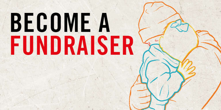 Become A Fundraiser Graphic