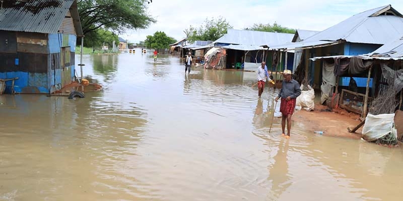 Kenya, flooding after heavy rains in Wajir County