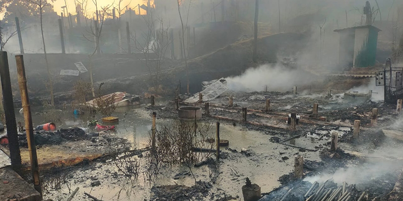  Bangladesh, a massive fire swept through Cox’s Bazar refugee camp in March of 2023