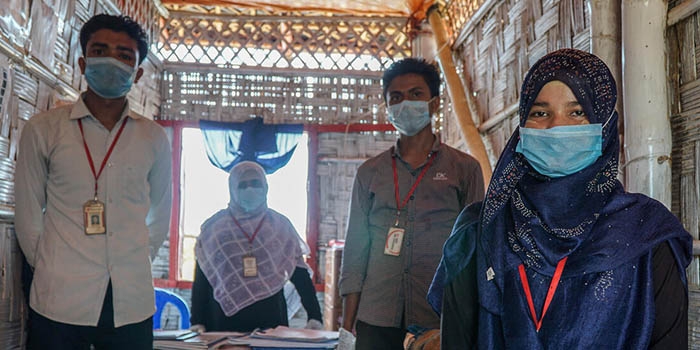 Save the Children health workers in Cox's Bazar, Bangladesh, are still providing vital services during the COVID-19 outbreak.