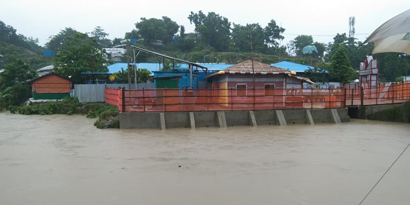  Heavy monsoon rains and flooding have triggered landslides in Cox’s Bazar, Bangladesh. 
