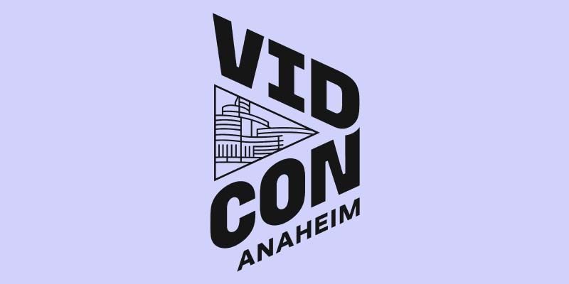 Vidcon Anaheim logo