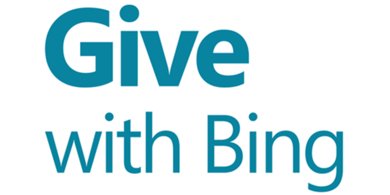 Give with Bing logo