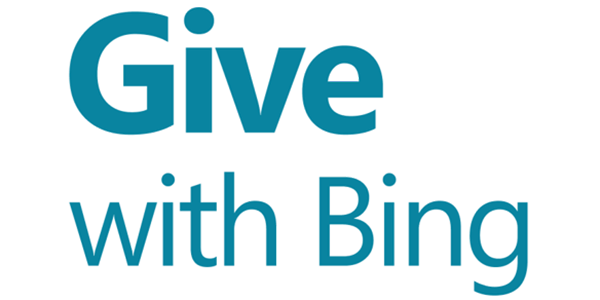 Give with Bing logo