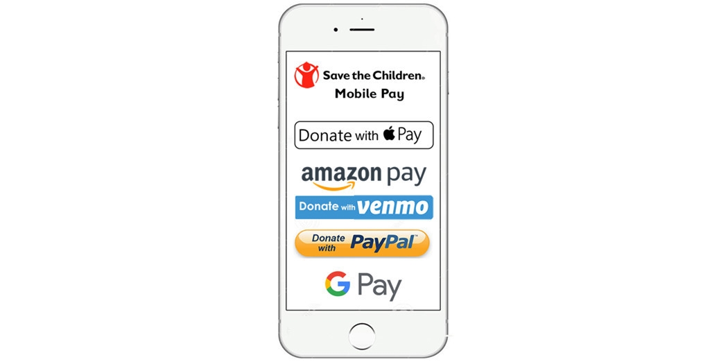 Mobile Pay Graphic. Save the Children 2019.