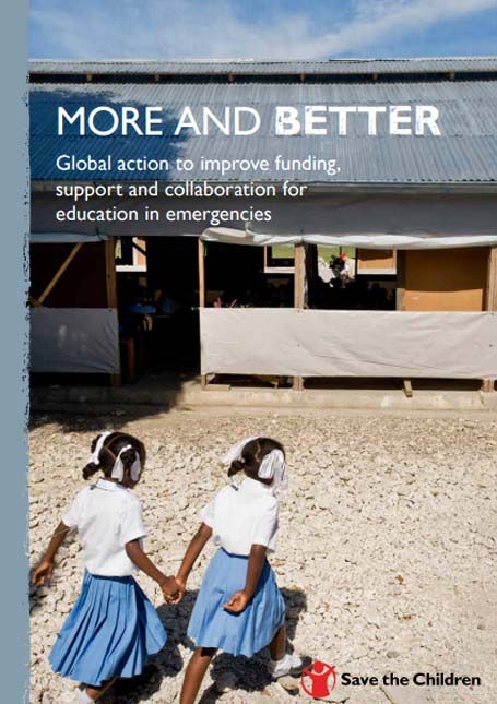 More and Better: Global Action to Improve Funding Support and Collaboration for Education in Emergencies Cover
