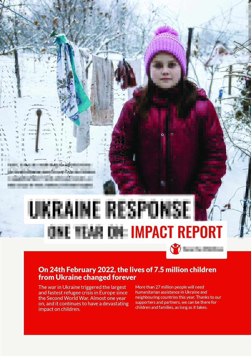 The cover of Ukraine Response One Year On: Impact Report