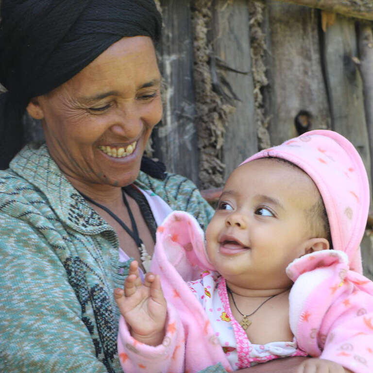 mother and baby in Ethiopia