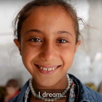 Amira, age 9 in Syria