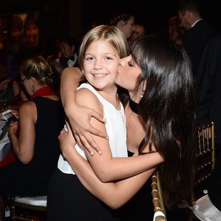 Save the Children Ambassador Camila Cabello shares a moment with Hope, a Save the Children program participant from Kentucky at Save the Children's "The Centennial Gala: Changing The World for Children" gala at The Manhattan Center's Hammerstein Ballroom on September 12, 2019 in New York City. (Photo by Noam Galai/Getty Images for Save The Children)