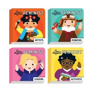Little Feminist Board Book Set by Emily Kleinman book cover